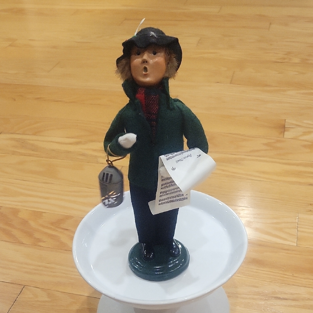 Vintage Byers Choice Caroler Figurine with Lantern